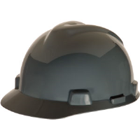 MSA 475364 V-Gard® Slotted Cap w/Fas-Trac®, Gray