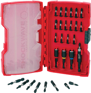 Milwaukee 48-32-4401 29 Pc.Shockwave&#153L Driver Bit Set