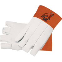 MCR Safety 4809 Red Ram™ Fingerless Goatskin Gloves, 9,(Dz.)