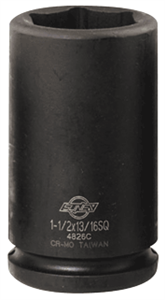 Sunex 4826C 3/4&#34; Dr. Budd Wheel Impact Socket, 1-1/2 x 13/16&#34;