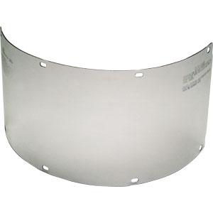 MSA 10017934 Polycarbonate Visor, Clear, 8&#34; x 15.5&#34; x .040&#34;