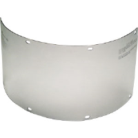 MSA 10017934 Polycarbonate Visor, Clear, 8" x 15.5" x .040"