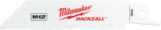 Milwaukee 49-00-5414 Hackzall Blades, 4&#34;, 14 TPI, PVC