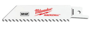 Milwaukee 49-00-5460 Hackzall Blades, 4", 6 TPI, Wood