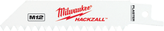 Milwaukee 49-00-5461 Hackzall Blades, 4&#34;, 6 TPI, Plaster