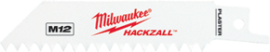 Milwaukee 49-00-5461 Hackzall Blades, 4", 6 TPI, Plaster