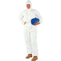 Kimberly Clark 49112 A20 Coveralls w/ Zip,Elastic Back/Wrists/Ankles/Hood, M, 24/Cs.