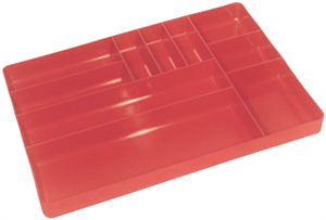 Ernst 5010 10 Compartment Organizer Tray, Red
