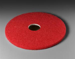 3M 5100 Red Buffer Pads, 12", 5/Case