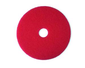3M 5100 Red Buffer Pads, 17&#34;, 5/Case