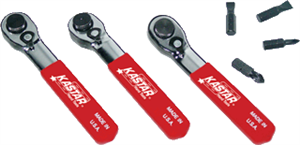 Kastar 5220 7 Pc. Offset 72-Tooth Bit Wrench Set