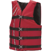 Stearns 5311OSRD Stearns Classic™ Life Preserver Vest, Adult, Red