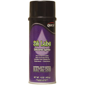Quest Chemical 537 Sili Lube Heavy-Duty Silicone Spray, 16oz,12/Cs.