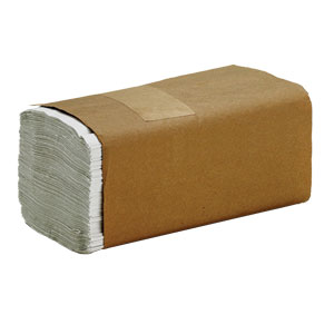 VonDrehle 548W Preserve&reg; Multi-Fold, White Towels, 16/Cs.