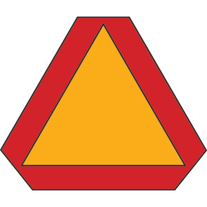 Brady 57893 Slow Moving Vehicle Sign