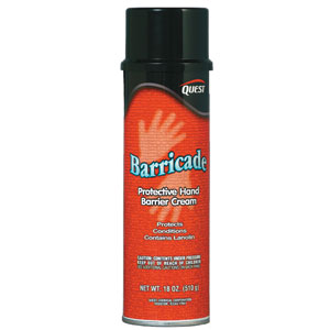 Quest Chemical 589 Barricade Protective Hand Barrier Cream,20oz,12/Cs.