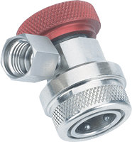FJC Inc. 6001 14mm x 1.5 R134a Manual Coupler - High Side FJC Inc. 6001 14mm x 1.5 R134a Manual Coupler - High Side