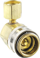 FJC Inc. 6005 90&#176; R134a Quick Coupler - High Side