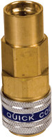 FJC Inc. 6008 Straight R134a Quick Coupler - Low Side