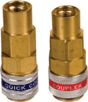 FJC Inc. 6013 Straight R134a Quick Coupler Set