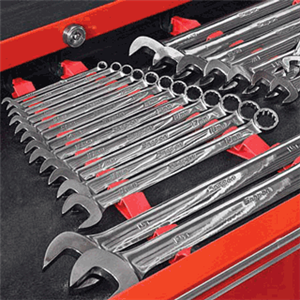 Ernst 6050 30 Pc. &#147;No Slip&#148; Low Profile Wrench Rail Set