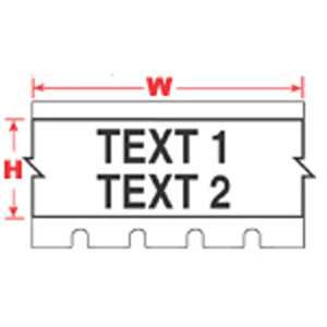 Brady 60489 IDXPERT&#153; &amp; LABXPERT&#153; Labels, .5&#34; x 30&#39; 