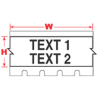 Brady 60489 IDXPERT™ & LABXPERT™ Labels, .5" x 30' 