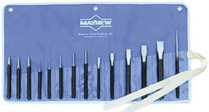 Mayhew Tools 61044 14 Pc. Punch & Chisel Set