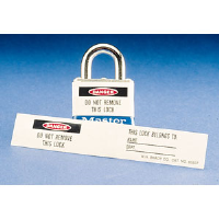 Brady 65508 Clear over Laminate for Lock Labels