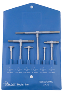 Central Tools 6554 6 Pc. Telescoping Gage Set