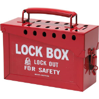 Brady 65699 Group Lock Box, Red