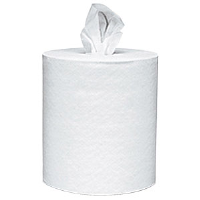 VonDrehle 6602T Preserve® 2 Ply, White Center Pull Towels, 6/Cs.