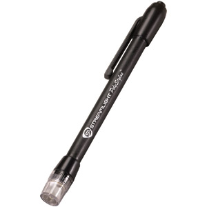 Streamlight 66401 PolyStylus&reg; Penlight, Black - White LED