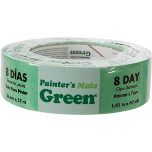 Duck Brand 667017 Painter&#39;s Mate Green Masking Tape, 1.41&#34; x 60 yd