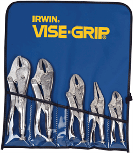 Irwin 68 Vise-Grip 5 Pc. Locking Pliers Set