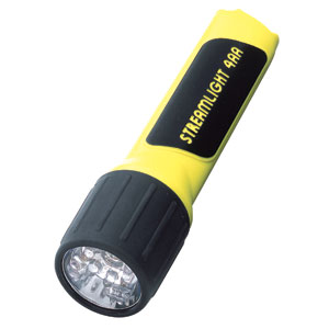 Streamlight 68202 ProPolymer&reg; LED Flashlight, 4AA, Yellow, Blister