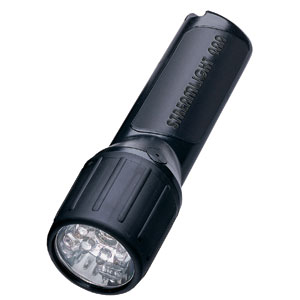 Streamlight 68301 ProPolymer&reg; LED Flashlight, 4AA, Black, Boxed