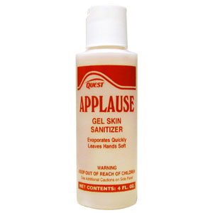 Quest Chemical 693017 Applause Hand Sanitizer, 4oz, 24/Cs. Quest Chemical 693017 Applause Hand Sanitizer, 4oz, 24/Cs.