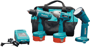 Makita 6934FDX 14.4V Cordless Combo Kit With 1/2&#148; Impact