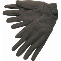 MCR Safety 7102 Ladies Brown Jersey Gloves w/Knit Wrist,S,(Dz.)