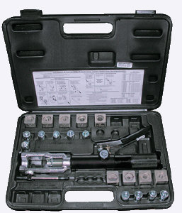 Mastercool 71450 Double Flare &amp; Metric Bubble Flaring Tool Set