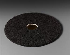 3M 7200 Black Stripper Pads, 12&#34;, 5/Case