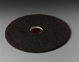 3M 7200 Black Stripper Pads, 12", 5/Case