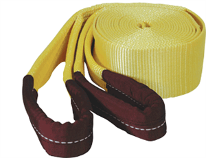 K Tool International 73811 Tow Strap 3&#34; x 20&#39; 22,500 lb Capacity - Looped Ends