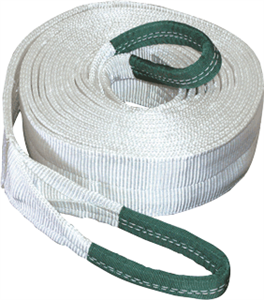 K Tool International 73813 Tow Strap 4&#34; x 30&#39; 40,000 lb Capacity - Looped Ends