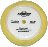 Buff and Shine 7550G 7-1/2" Wool Blend Polishing/Finishing Pad