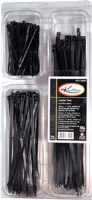 K Tool International 78004 Cable Tie Kit- Black Nylon
