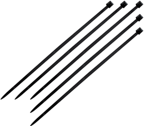 K Tool International 78145 Cable Ties, 14 &#34; Heavy Duty - 100 Pack - Black