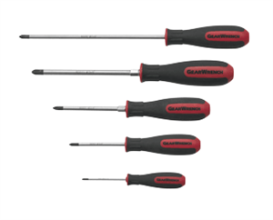 Gearwrench 80052 5 Pc. Phillips Screwdriver Set