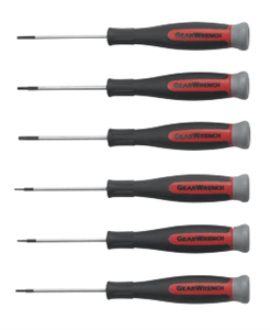 Gearwrench 80056 6 Pc. Mini Torx&reg; Screwdriver Set